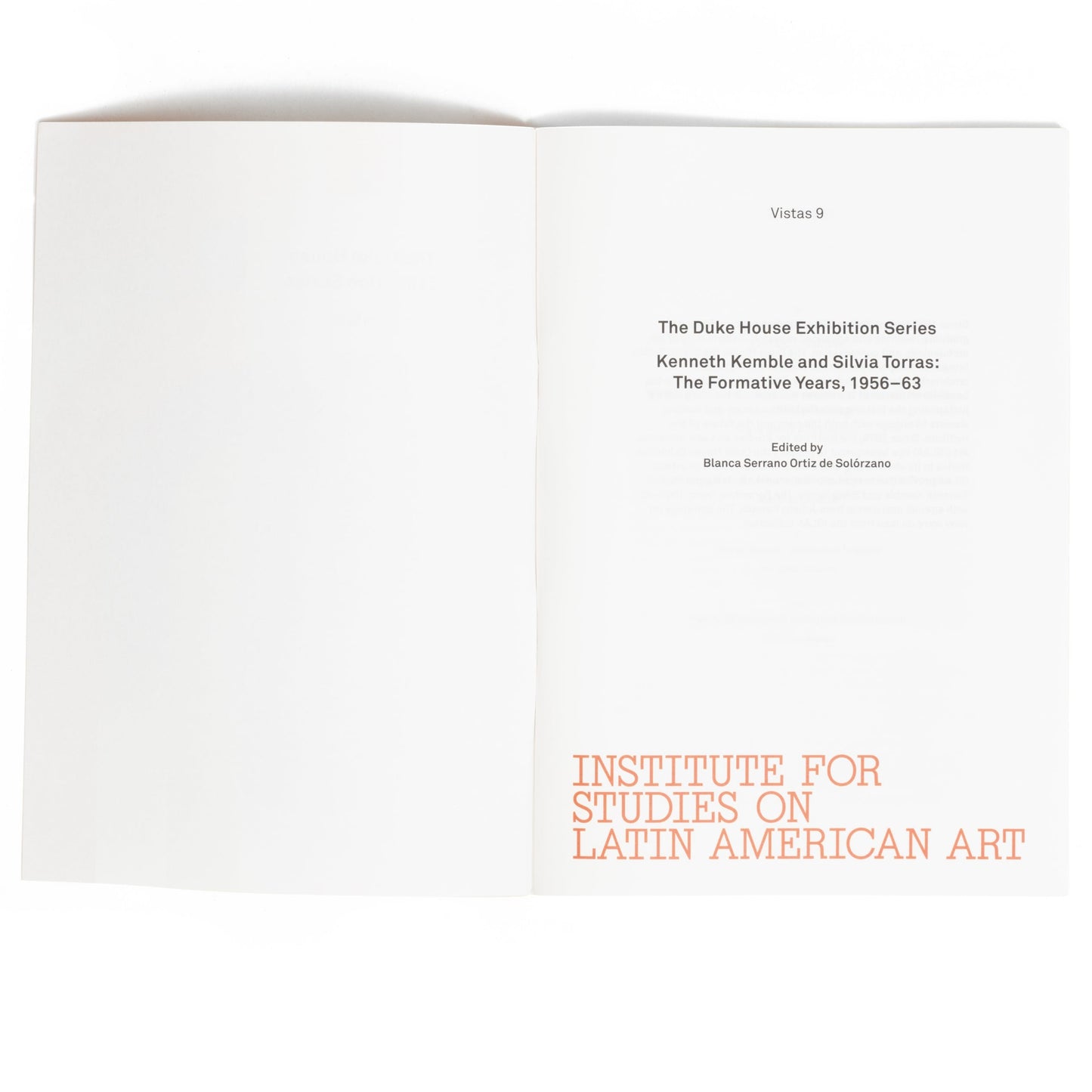 Vistas 9—Kenneth Kemble and Silvia Torras: The Formative Years, 1956–63