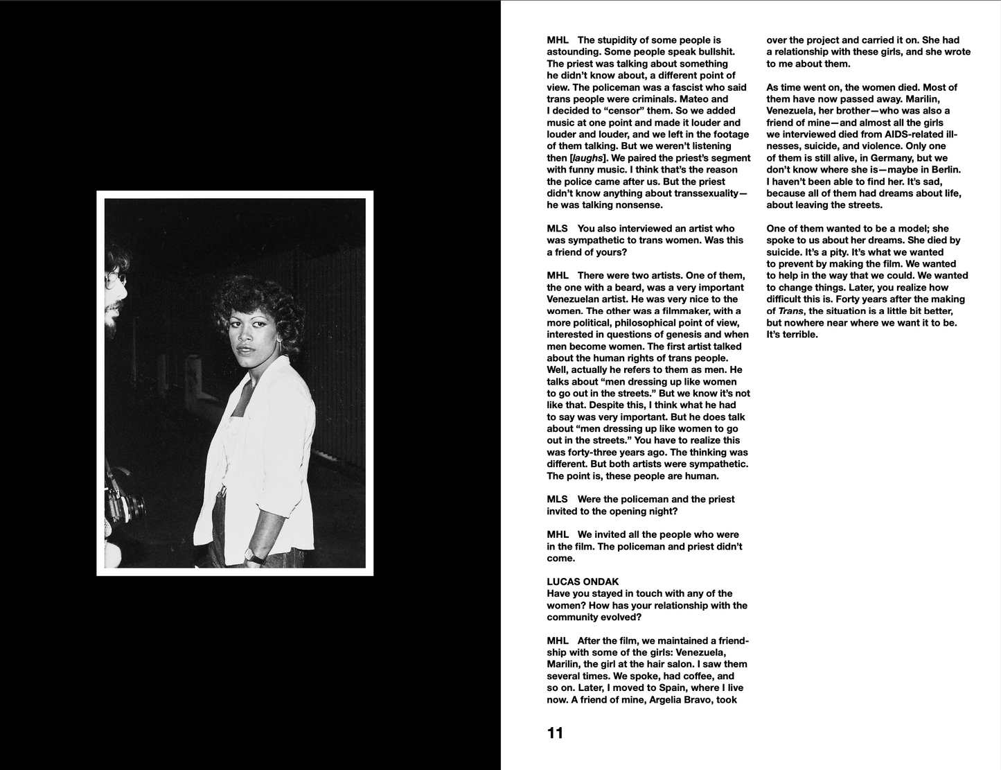 Dueñas de la Noche: Trans Lives and Dreams in 1980s Caracas