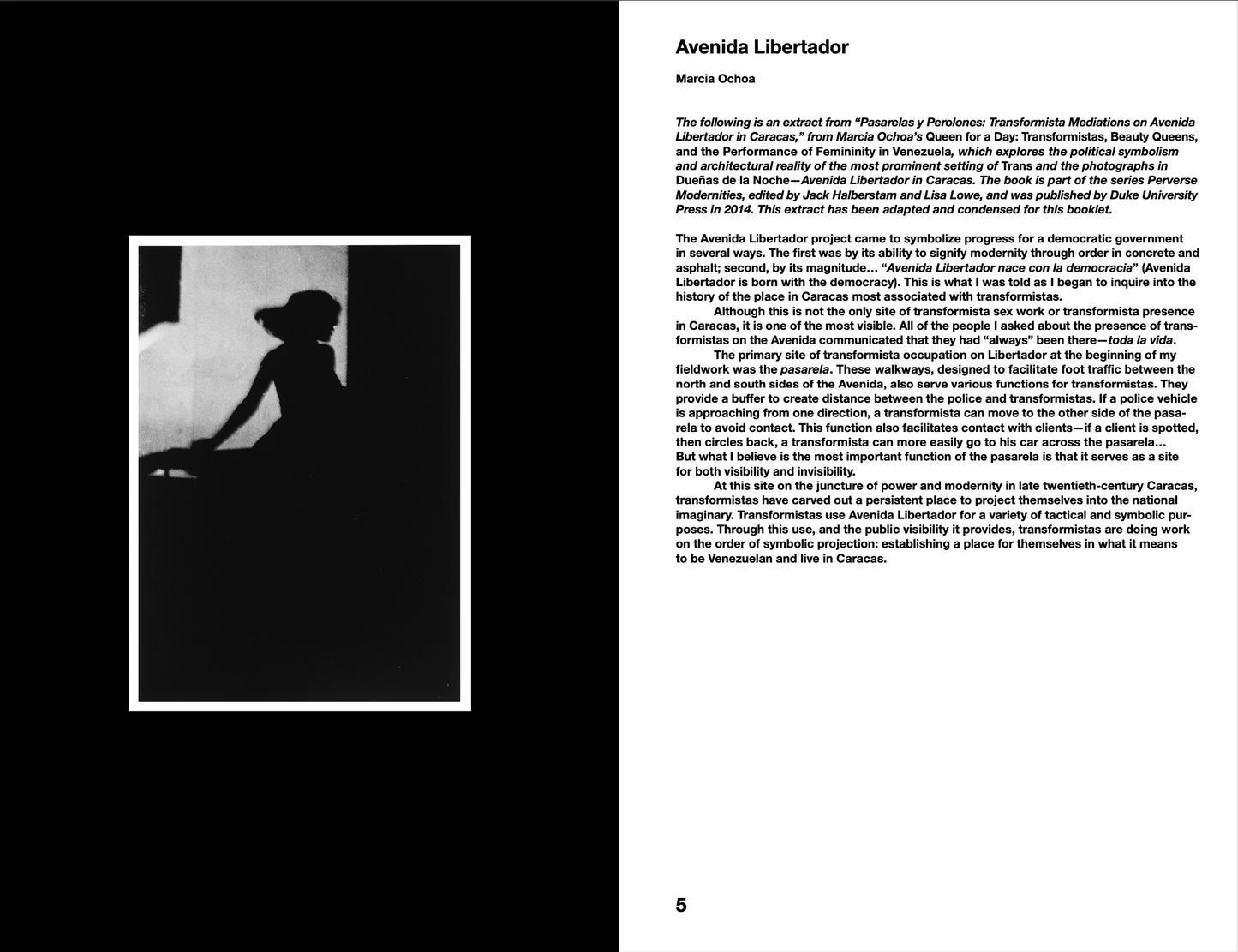 Dueñas de la Noche: Trans Lives and Dreams in 1980s Caracas