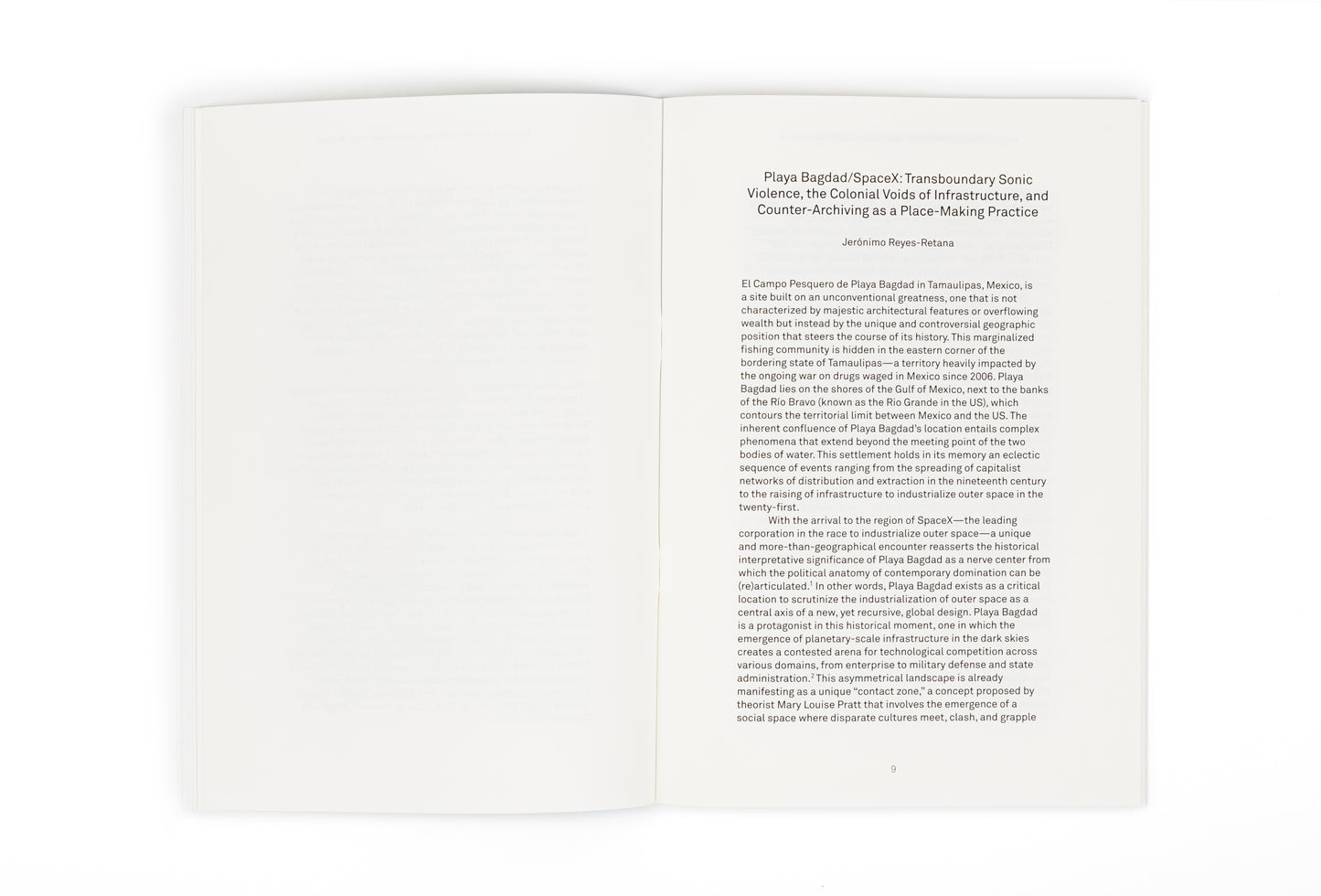 Vistas 10—Making Space, Making Place: Marking the Americas